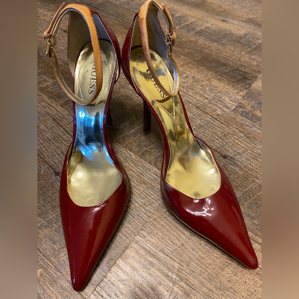 Deep red heels